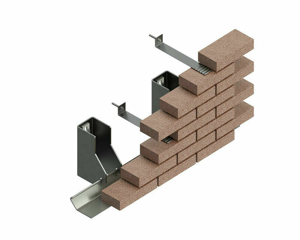 fastenings for ventilated facades Anchoring system Series GL brick