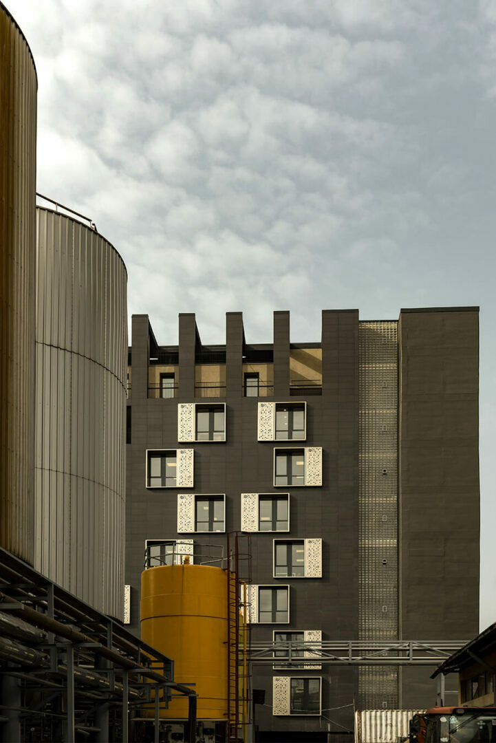 BGI Castel Headquarters fastenings for ventilated facades