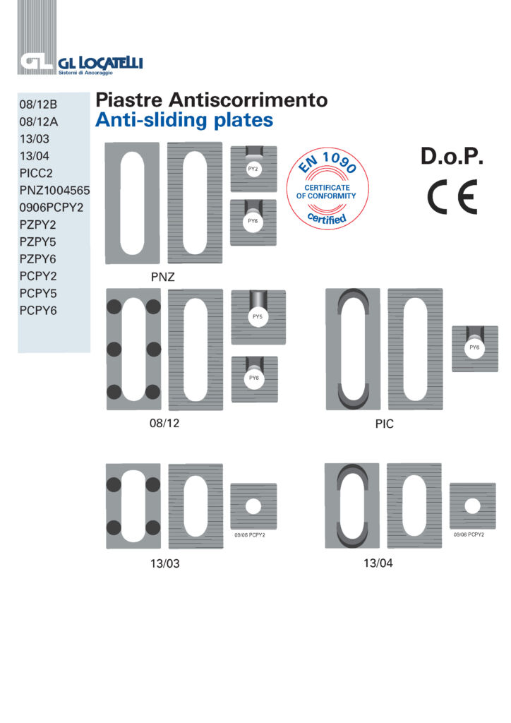 ANTI SLIDING PLATES