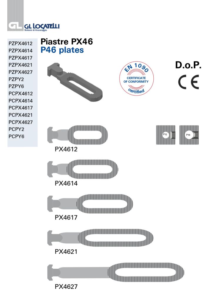 PX46 PLATES