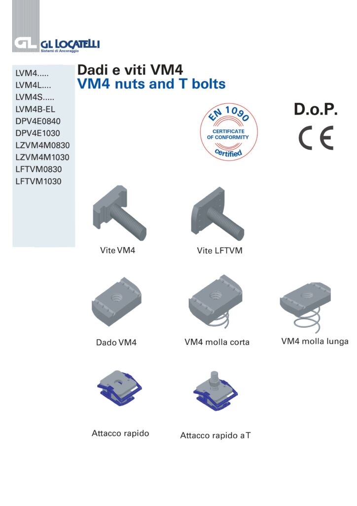 VM4 NUTS AND T BOLTS