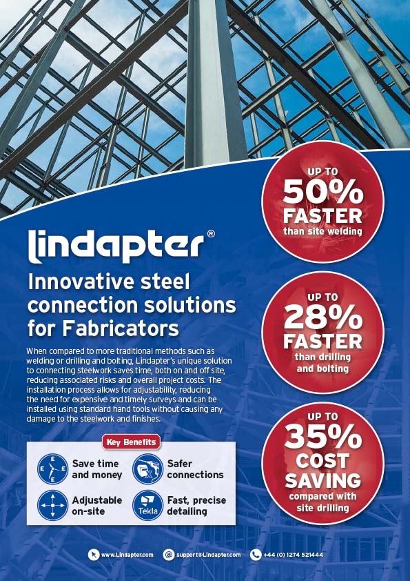 lindapter innovative steel connection solutions for fabricators 1
